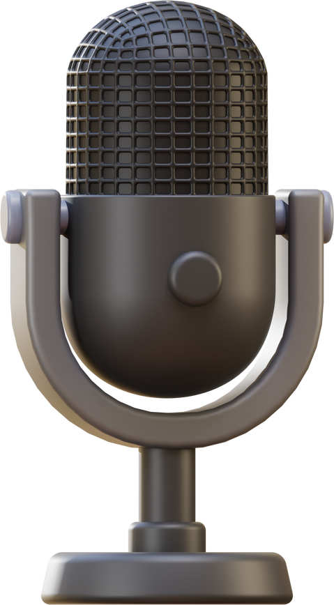 Microphone 3D Icon